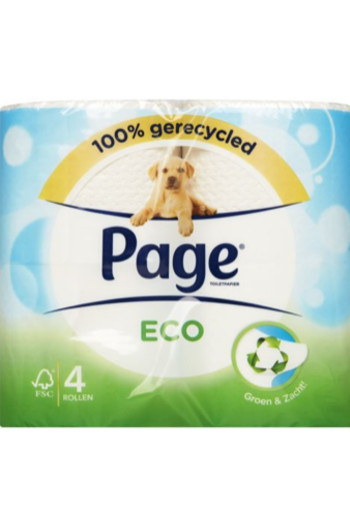 Page Groen & zacht toiletpapier (4 Rol)