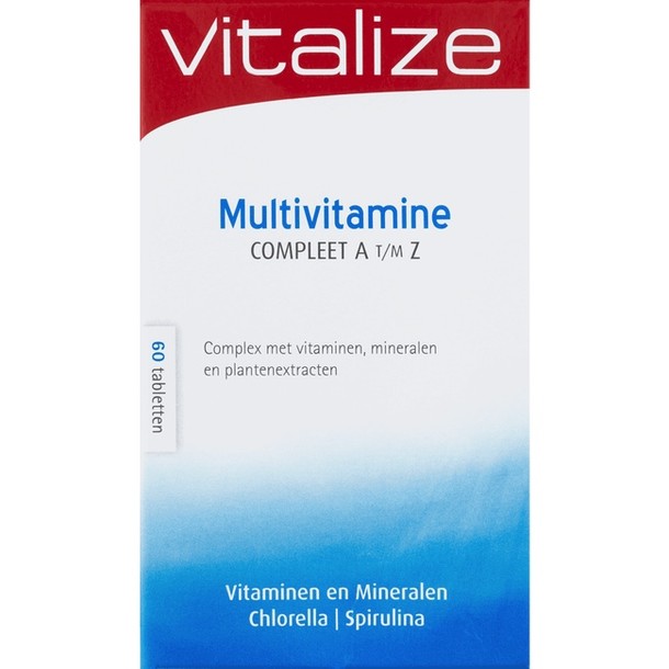 Vitalize Multivitamine Compleet A t/m Z Tabletten 87 GR tablet