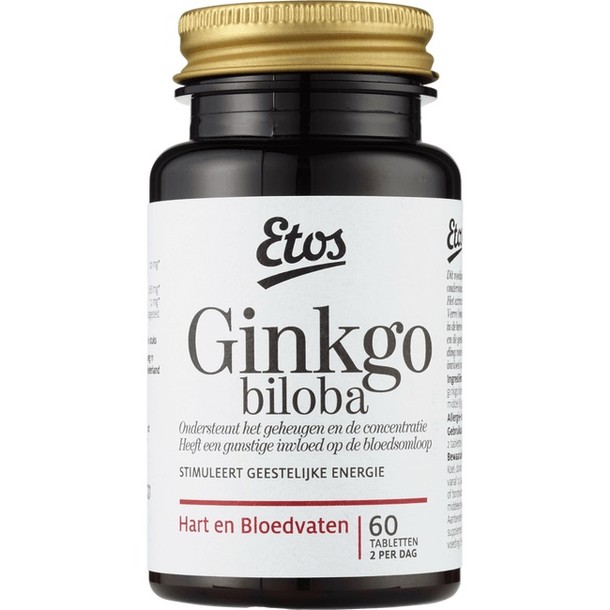 Etos Gingkgo Biloba Tabletten 60 stuks