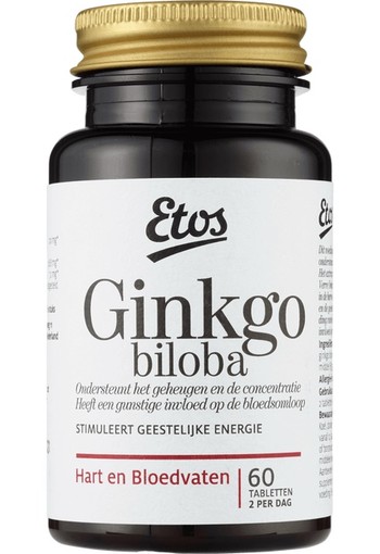 Etos Ginkgo Biloba Tabletten 60 stuks