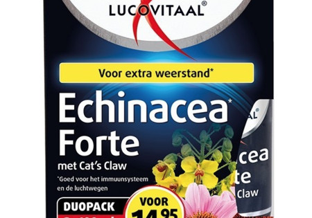 Lucovitaal Echinacea druppels met Cat's Claw 2 x 100 ml Duo Voordeel