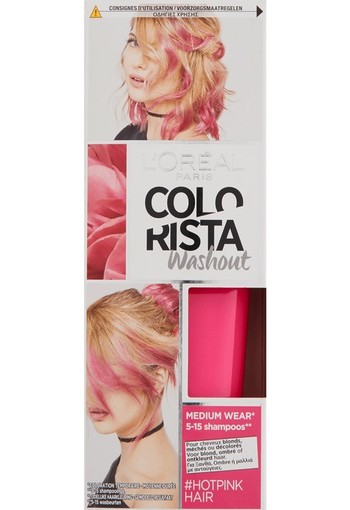 L’Oréal Paris Colorista Washout - Hotpink - 1-2 weken Haarkleuring