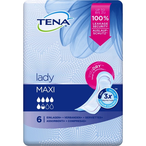 Tena Lady Incontinentieverband Maxi 6 stuks
