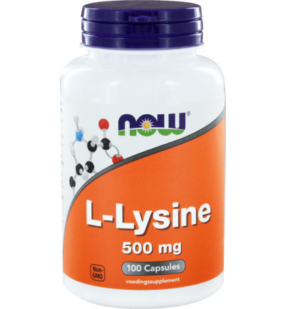 Now L-lysine 500 Mg 100ca