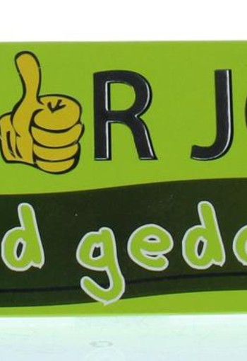 Voor Jou! Wensreep goed gedaan (70 Gram)