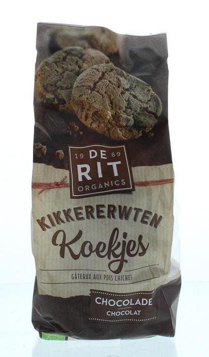 De Rit Kikkererwtenkoek chocolade bio (150 Gram)