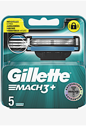 Gillette Mach3+ Scheermesjes 5 stuks