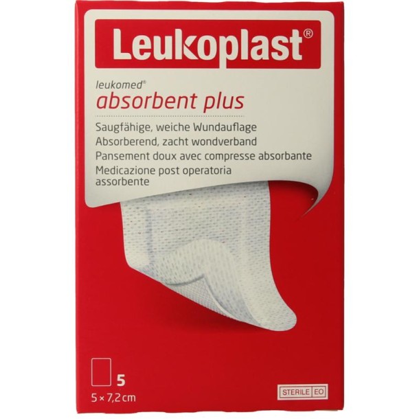 Leukoplast Wondverband 7.2 x 5cm (5 Stuks)