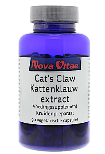 Nova Vitae Cats claw kattenklauw 500 mg (90 Capsules)
