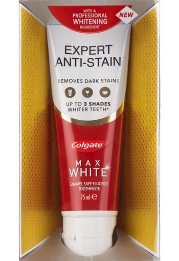 Colgate Max White Expert Tandpasta Anti Stain Doos 75 ml
