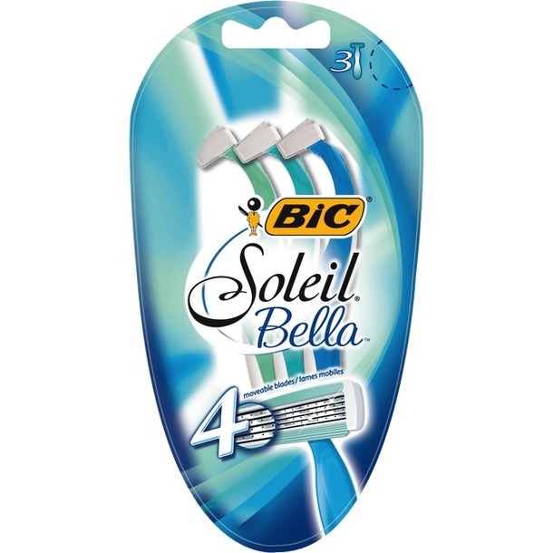 Bic Soleil Bella Wegwerpmesjes 4-Blads 3 stuks
