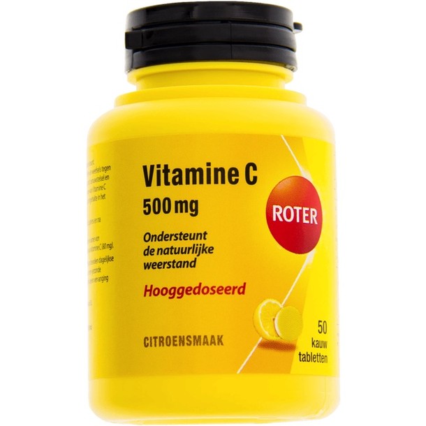Roter Vitamine C Hooggedoseerd 500 Mg Kauwtabletten 50st