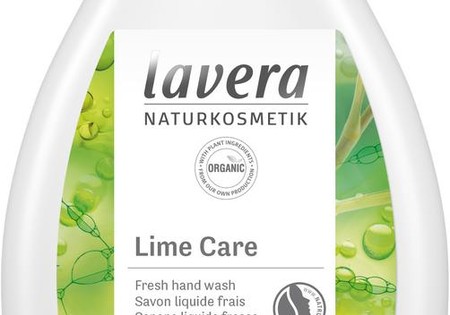 Lavera Handzeep/savon liquide lime care bio EN-FR-IT-DE (250 Milliliter)