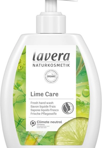 Lavera Handzeep / savon liquide Lime Care EN-FR-IT-DE (250 Milliliter)