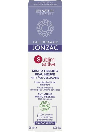 Jonzac Sublimactive Micro peeling anti age cellulair (30 Milliliter)
