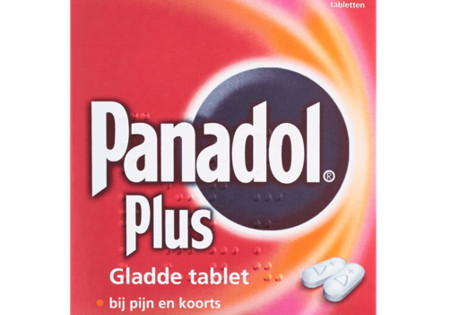 Pan­adol Plus pa­ra­ce­ta­mol/cof­fe­ï­ne 500/65 mg 48 stuks