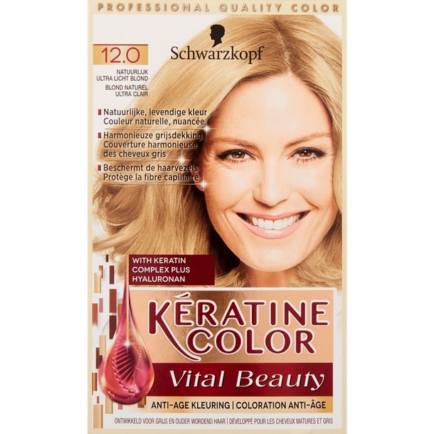 Sch­warz­kopf Ke­ra­ti­ne co­lor ul­tra licht­blond 12.0 / 155 ml