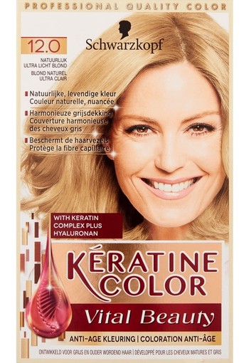 Sch­warz­kopf Ke­ra­ti­ne co­lor ul­tra licht­blond 12.0 / 155 ml