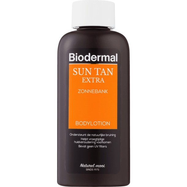 Biodermal Sun Tan Extra Zonnebank Bodylotion 200 ML, lotion