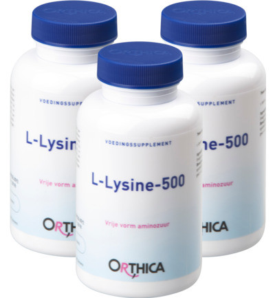 Orthica L-lysine 500 Trio 3x 90cap