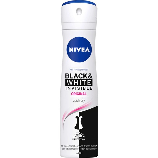 Nivea Deodorant Invisible Black&white Clear Spray 150ml