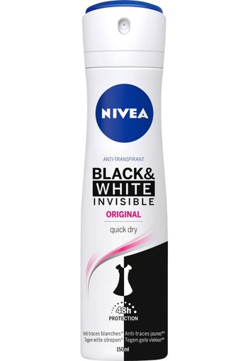 Nivea Deodorant Invisible Black&white Clear Spray 150ml
