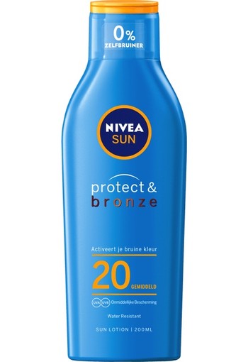 NIVEA SUN Protect & Bronze Zonnemelk SPF20 200 ml