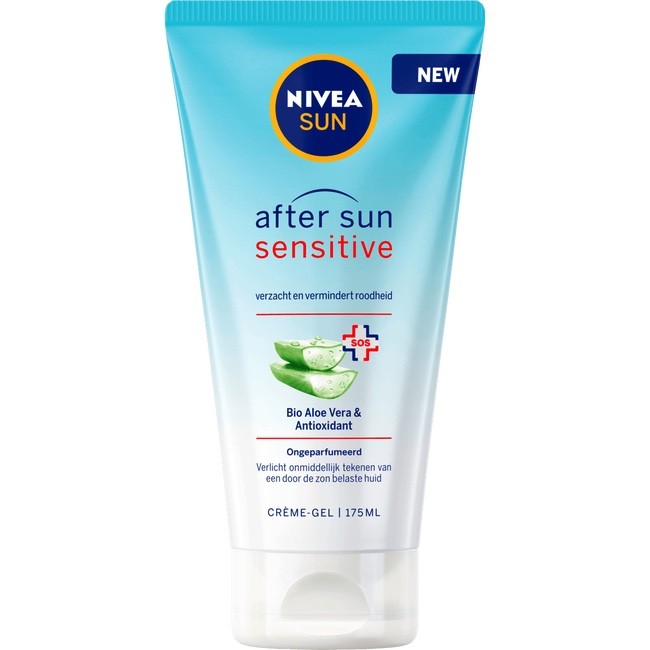 NIVEA AFTERSUN AANBIEDING | Ontdek Sun Aftersun Sensitive Cream Gel 175 ml