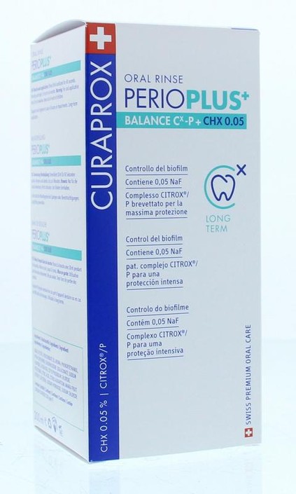 Curaprox Perio plus balance CHX 0.05 (200 Milliliter)