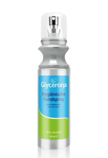 Glycerona Handgel spray hygienisch 75% alcohol (150 Milliliter)
