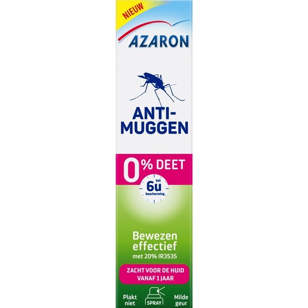 Azaron Anti muggen zonder deet 75 ml