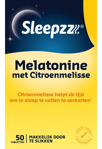 Sleepzz Melatonine citroenmelisse 50 tabletten