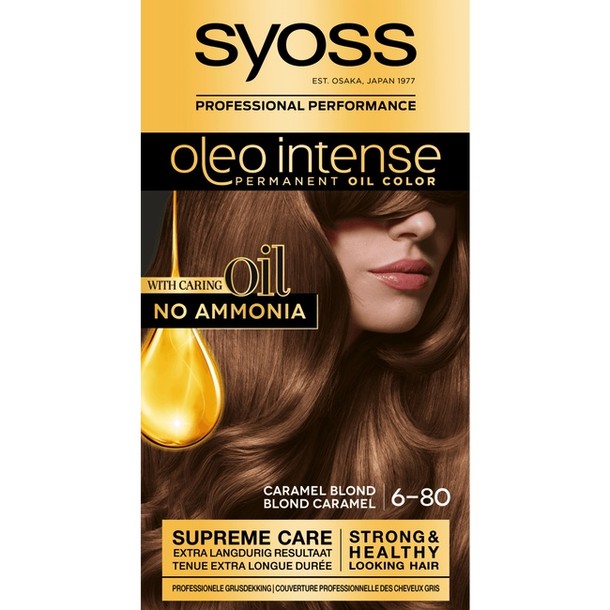 Syoss Color Oleo Intense 6-80 caramel blond haarverf (1 set)