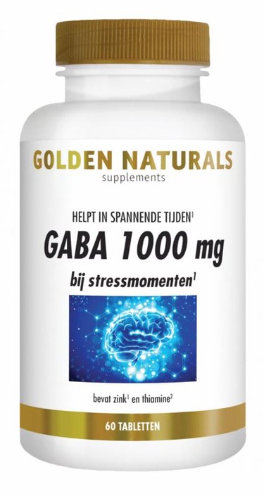 Golden Naturals Gaba 1000mg (60 Tabletten)