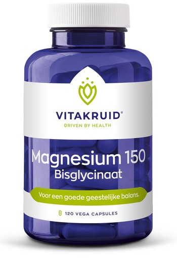 Vitakruid Magnesium 150 bisglycinaat (120 Tabletten)