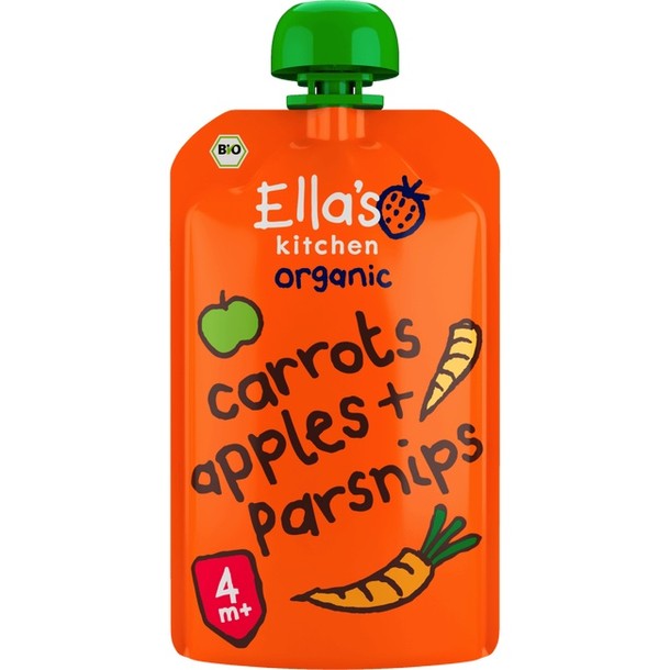 ELLA'S KITCHEN smoothie carrots+apples+parsnips+vanilla 120 gram