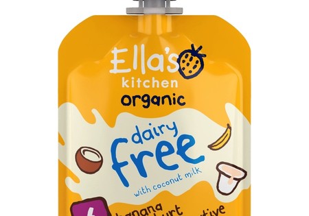 Ella's Kitchen 6+ Dairy Free Yoghurt Bananen Bio 90 gram