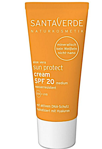 Santaverde Aloe vera face sun protect cream SPF20 (50 Milliliter)