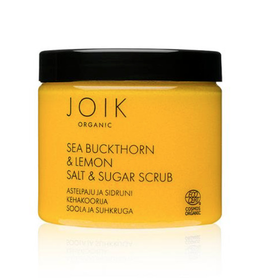 Joik Sea buckthorn & lemon sugar & salt scrub vegan (220 Gram)