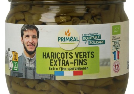Primeal Haricots verts sperziebonen extra fijn bio (330 Gram)