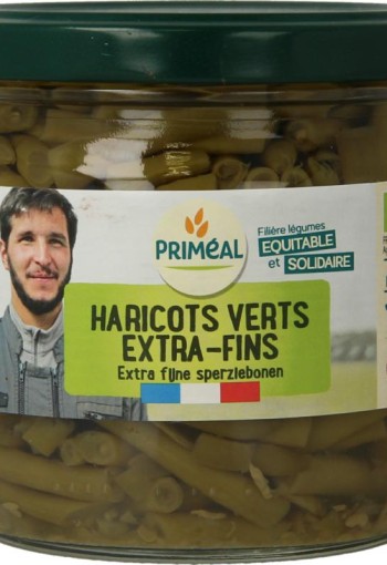 Primeal Haricots verts sperziebonen extra fijn bio (330 Gram)