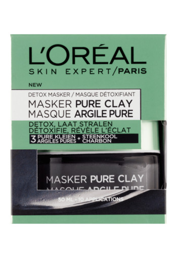 L'Oréal Paris Skin Expert Pure Clay Masker 50 ml gel