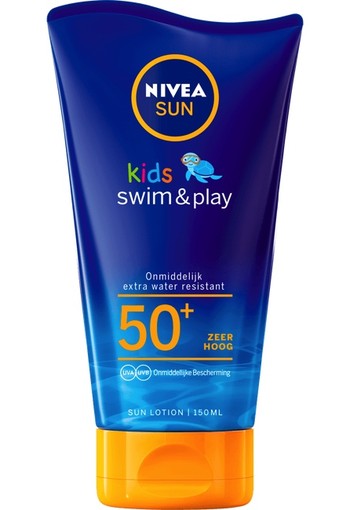 Nivea Sun Kids Zonnebrand Swim & Play Zonnecrème - Spf50+ 150 ml