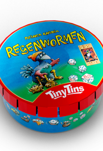 Tiny Tins: Regenwormen (los) - Dobbelspel