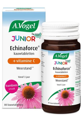 A Vogel Echinaforce junior & vitamine C (80 Kauwtabletten)