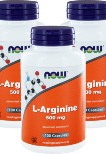 Now L-arginine 500 Mg Trio 3x 100cap