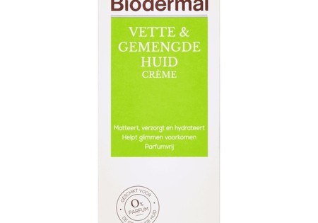 Biodermal Vette & Gemengde Huid Crème 50 ML