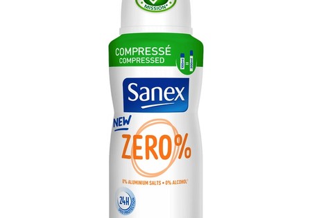 Sanex Deodorant compressed zero gevoelige huid 100 ml