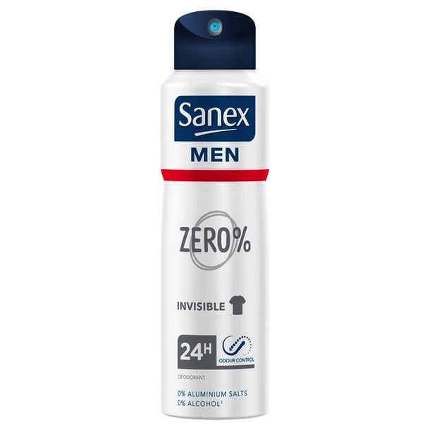 Sanex Men deodorant spray zero invisible 200 ml
