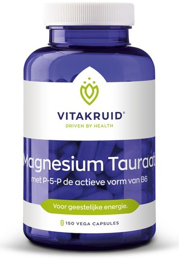 Vitakruid Magnesium tauraat met P-5-P (150 Vegetarische capsules)